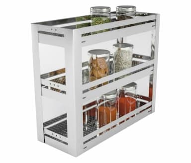 SS Perforated Three Self Pullout Basket