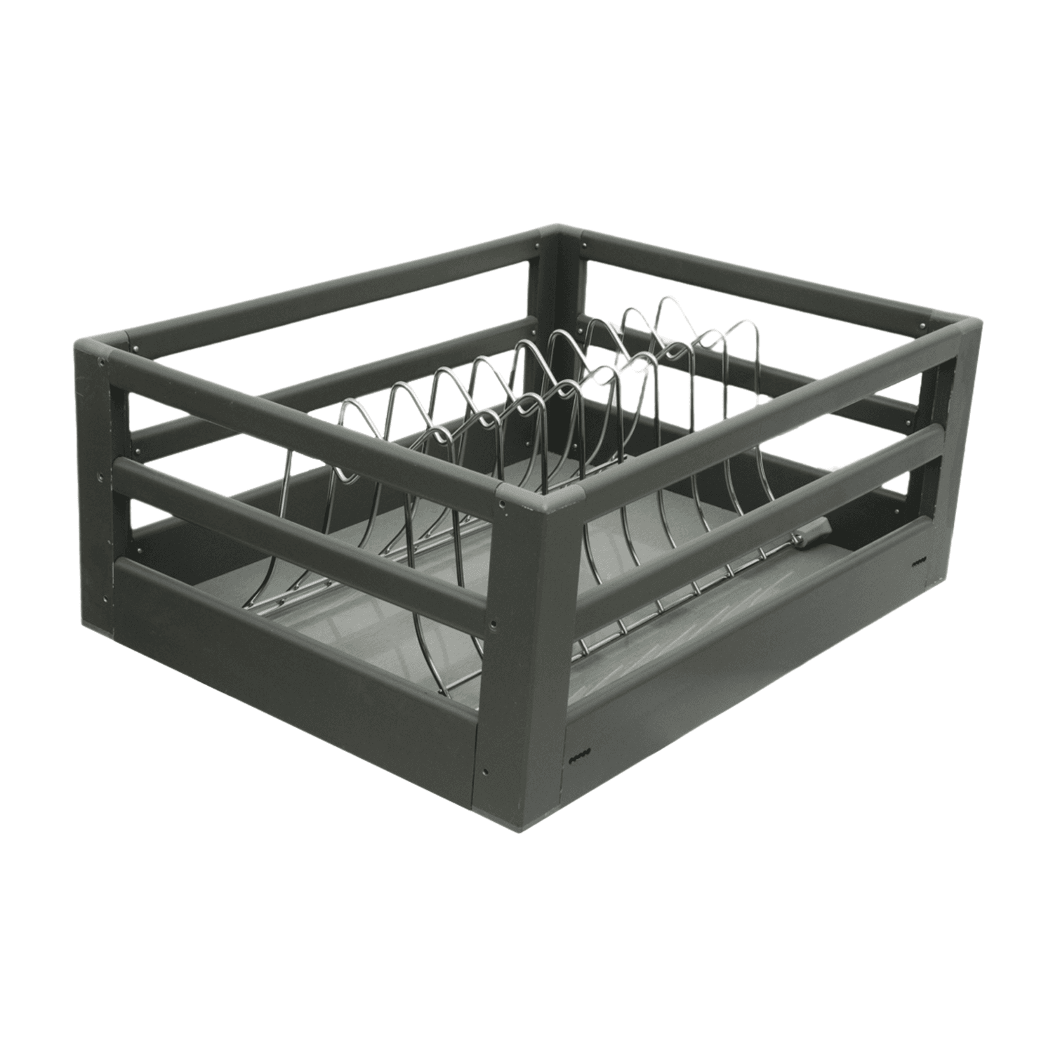Aluminium 8" Thali Basket Gray Powder Coating