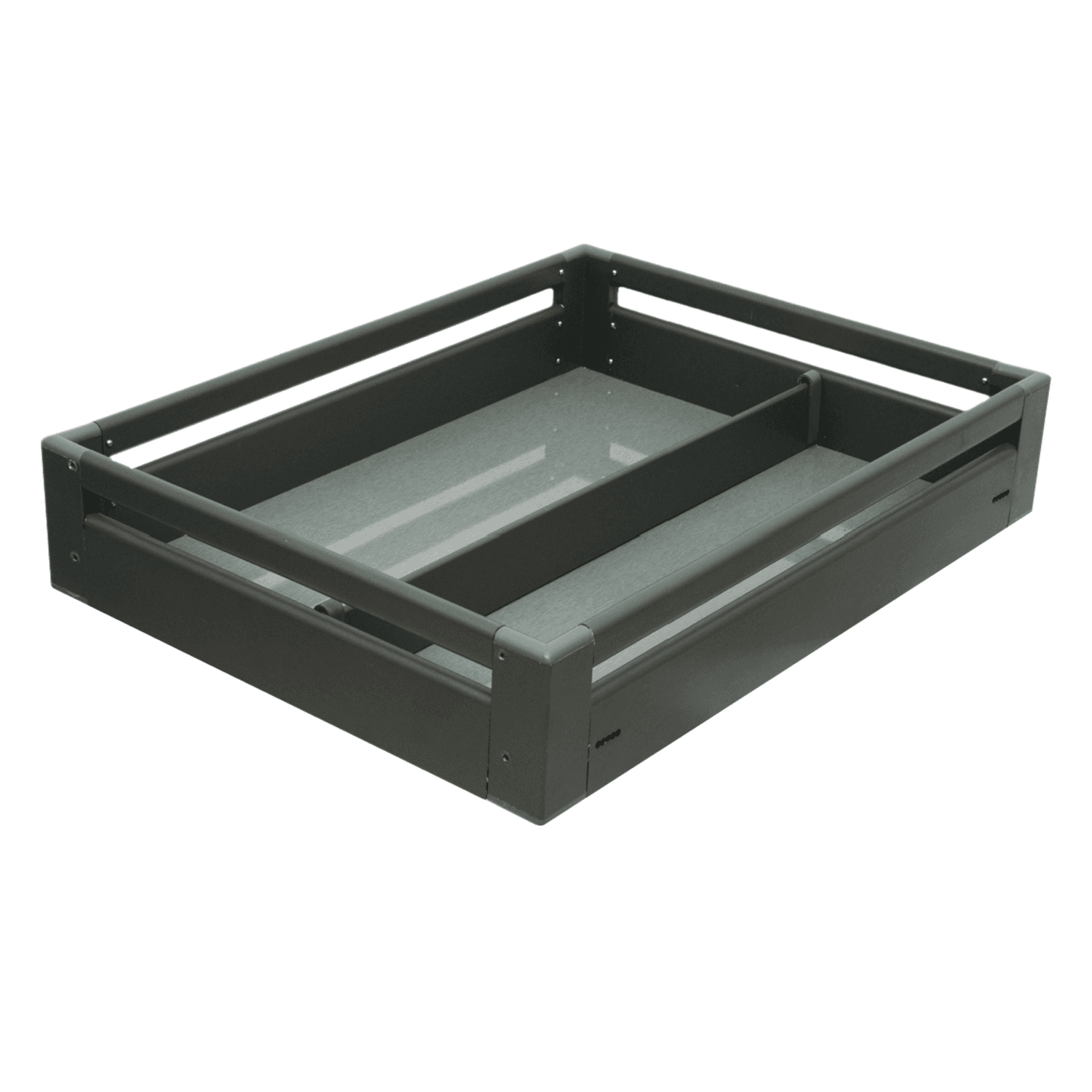 Aluminium Partition Baskets Gray Powder Coating